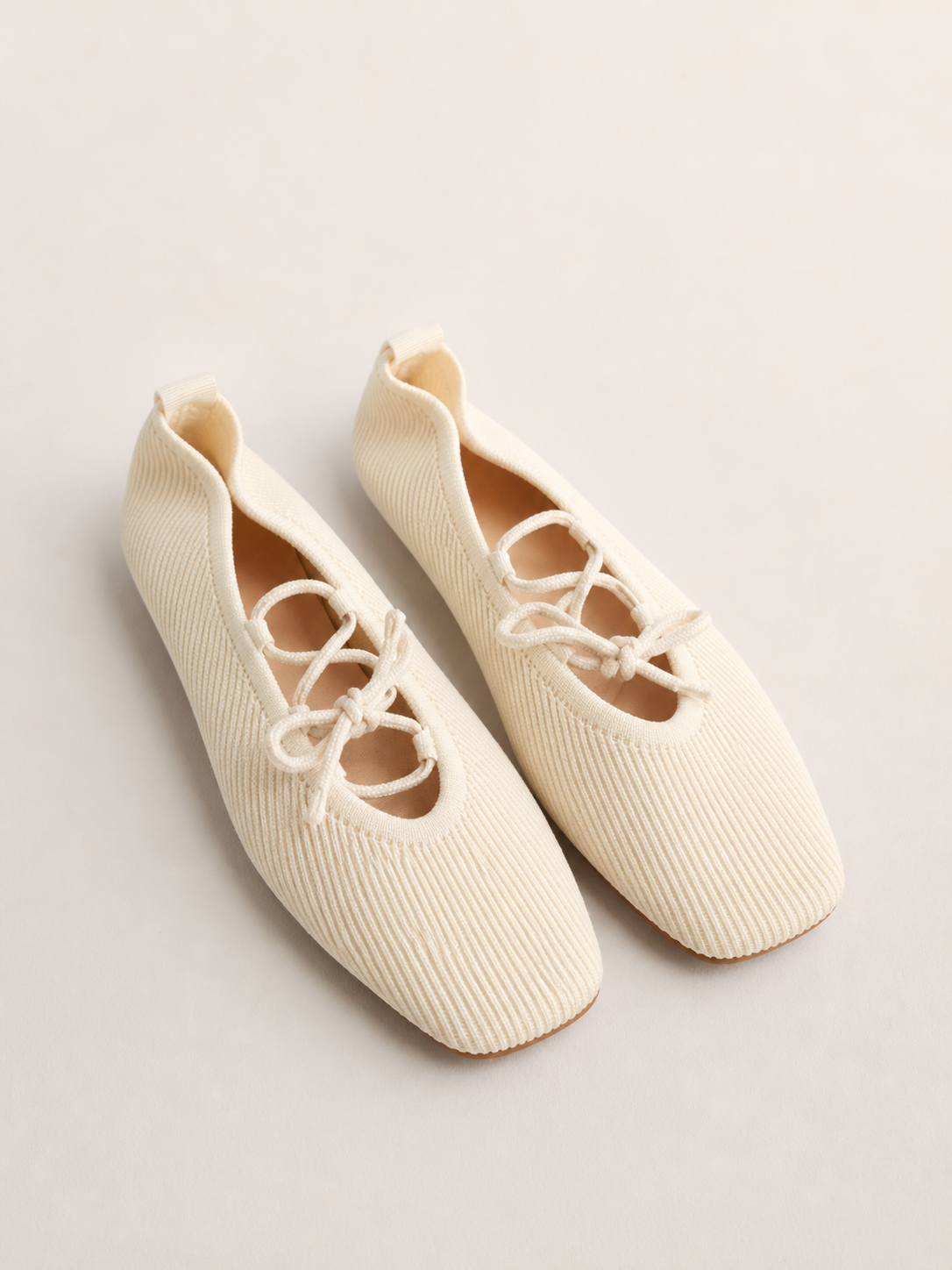 The Tie-Up Corduroy Ballet flat - Flat Theory